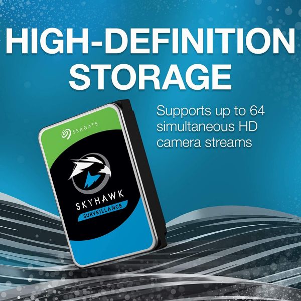 Seagate SkyHawk 2TB Surveillance Internal Hard Drive HDD – 3.5