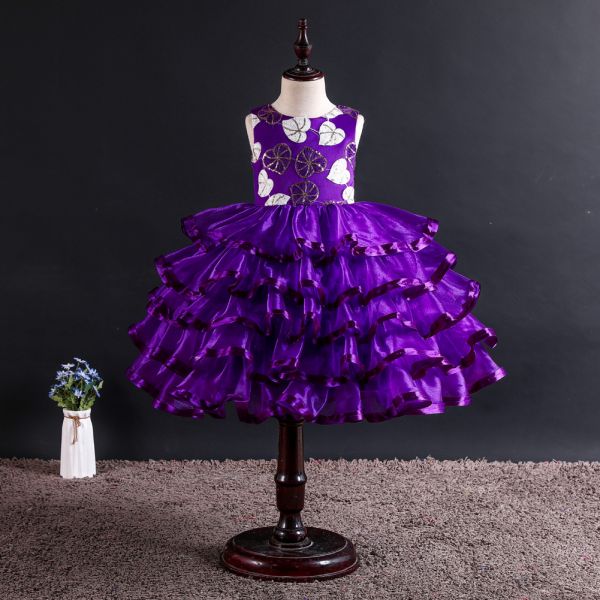 baby girl purple party dress