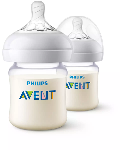 Philips Avent Natural Baby Bottle 125ml (Twin) - Philips Avent