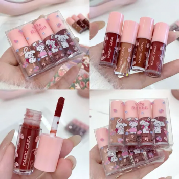 4 Piece mini lip glaze set 