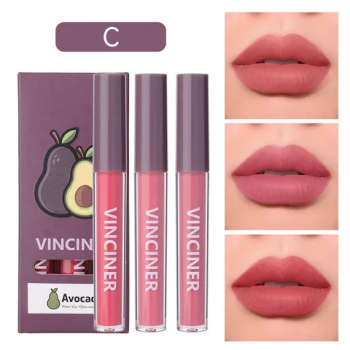 Matt Glaze 3 Piece Lipstick Set 