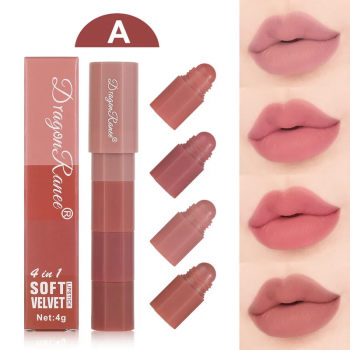 4 in 1 Velvet lipstick set