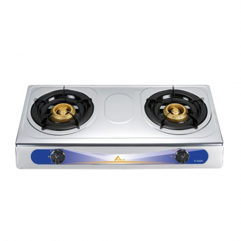 2 burner stainless steel gas stove 