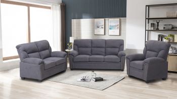 Elegant Fabric 3-2-1 Sitter Sofa Set 