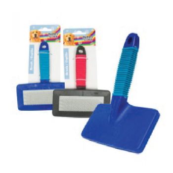 Puppy Love - Two Toned Pet Brush With Handle Assorted Colors