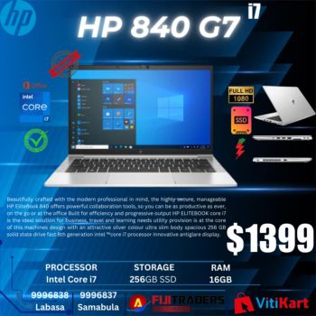 HP 840 G7 i7 Fast Business Edition Laptop | 16GB RAM |256GB SSD