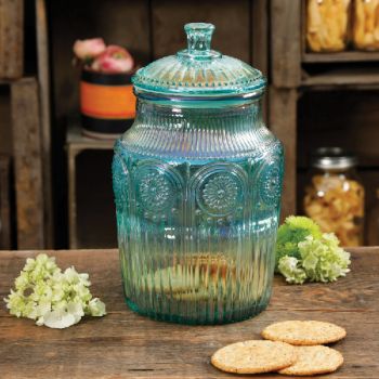 The Pioneer Woman Luster Glaze Pearlized Canister - Green