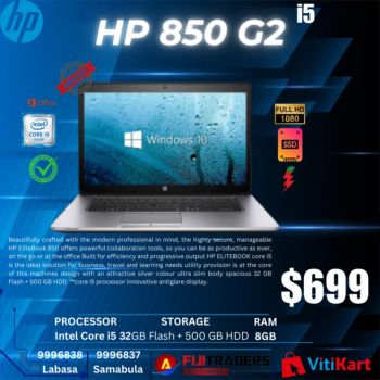 HP 850 G2 i5 Business Edition Laptop |8GB RAM | 32GB Flash + 500GB HDD