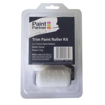 Paint Partner 75mm 4 Piece Trim Paint Roller Kit