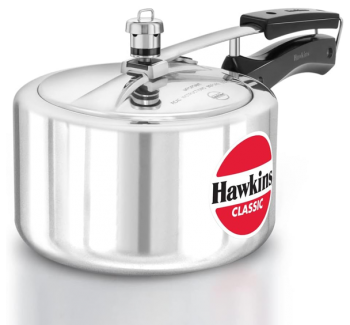 Hawkins Classic 3 Litre Inner Lid Aluminium Pressure Cooker, 