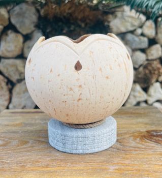 Handcrafted Candle - Eye Of Saturn ( ivory )