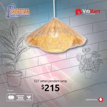 E27 Rattan Pendant Lamp