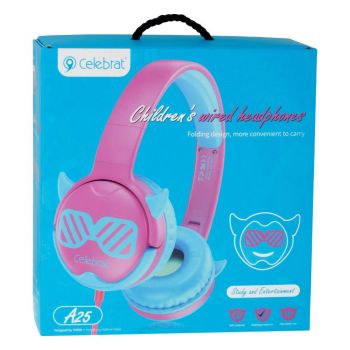 Celebrat A25 Childrens wired headphones.