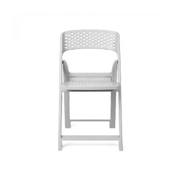 Flap Folding Chair - White