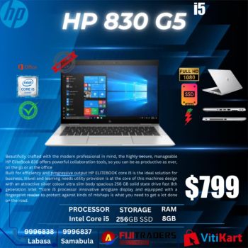 HP 830 G5 Fast Business Edition Laptop | 4GB RAM | 256GB SSD