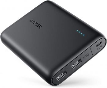 Anker PowerCore 13000 Portable Charger - Compact 13000mAh 2-Port Ultra Portable Phone Charger Power Bank with PowerIQ and VoltageBoost Technology