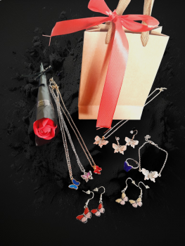 Butterfly Jewelry Gift Package for Valentines 