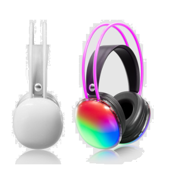 Rainbow Glow Bluetooth Wireless Headphone