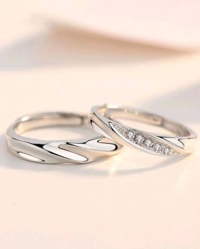 1 pair Fashion Copper Couple Ring