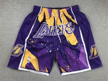 Basketball Shorts_Lakers_Purple (Replica)