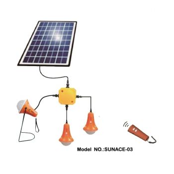 Sunace 03 - Solar Lantern with 3 Lamps