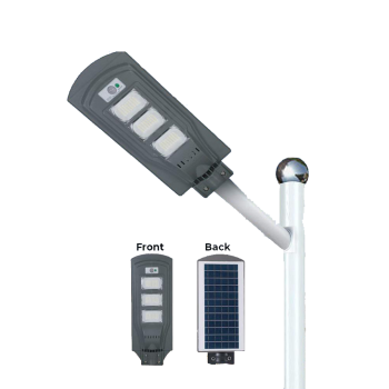 Led Solar Out Door Garden Lamp 90W 3000-6500K c/w Arm Bracket & Remote